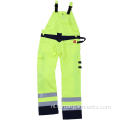 Fr Wit Grijs Blauw Safety Worakwear Bib Pants